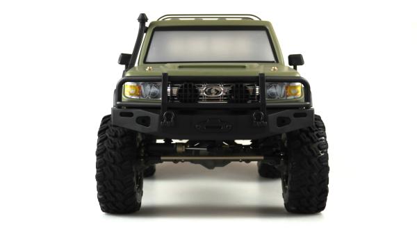 Amewi AMXRock RCX8PS Scale Crawler Pick-up 1:8 RTR mattgrün RC Spielzeug RC Auto