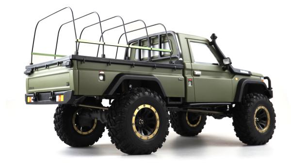 Amewi AMXRock RCX8PS Scale Crawler Pick-up 1:8 RTR mattgrün RC Spielzeug RC Auto