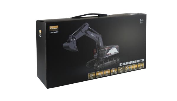 Amewi ACV730 V2 Raupenbagger 1:14 RTR weiß RC Spielzeug RC Auto