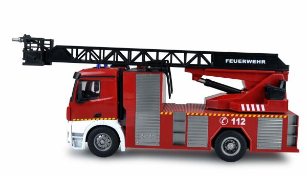 Amewi Mercedes-Benz Feuerwehr Drehleiterfahrzeug 1:18 RTR RC Spielzeug RC Auto