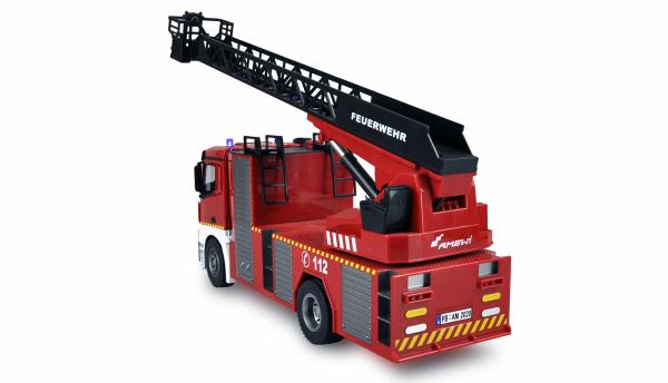 Amewi Mercedes-Benz Feuerwehr Drehleiterfahrzeug 1:18 RTR RC Spielzeug RC Auto