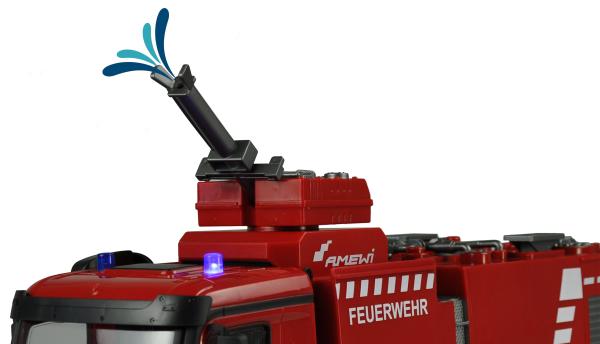 Amewi Mercedes-Benz Feuerwehr Löschfahrzeug 1:18 RTR RC Spielzeug RC Auto