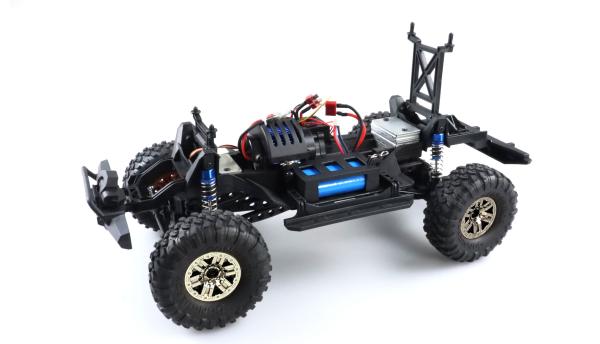 Amewi Dirt Climbing Beast Pick-up Crawler 4WD 1:10 RTR schwarz-grün RC Spielzeug RC Auto