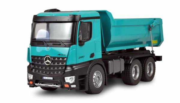 Amewi Mercedes-Benz Arocs LKW Kipper PRO Metall V2 1:14 RTR petrol RC Spielzeug RC Auto