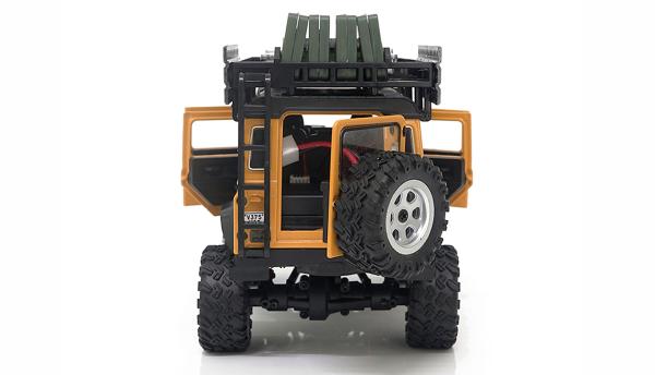 Amewi D90X28 Metall Scale Crawler 4WD 1:28 RTR gelb RC Fahrzeuge