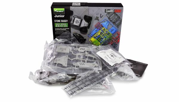 Amewi CoolRC DIY Stone Buggy 2WD 1:18 Bausatz grau RC Spielzeug RC Auto