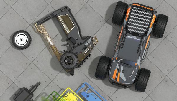 Amewi CoolRC DIY Crush Monster Truck 2WD 1:18 Bausatz RC Spielzeug RC Auto