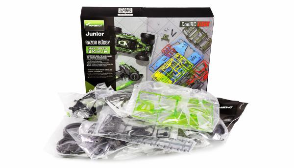 Amewi CoolRC DIY Razor Buggy 2WD 1:18 Bausatz grün RC Spielzeug RC Auto