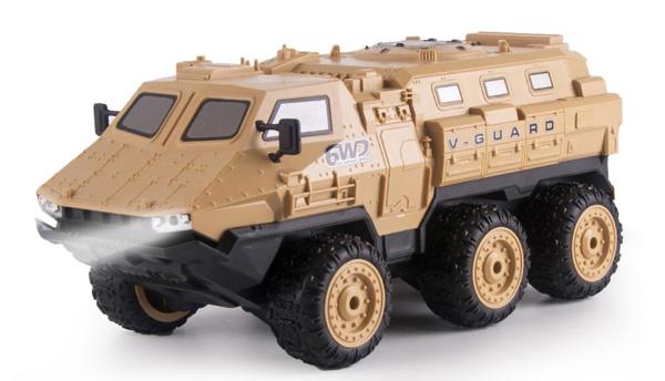 Amewi V-Guard gepanzertes Fahrzeug 6WD 1:16 RTR sand RC Spielzeug RC Auto