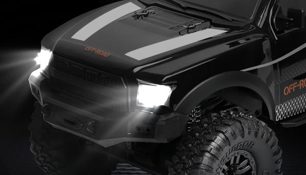 Amewi Dirt Climbing PickUp Crawler 4WD 1:10 RTR schwarz RC Spielzeug RC Auto