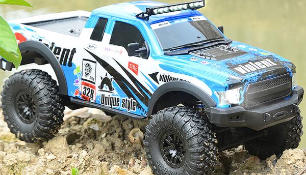 Amewi Dirt Climbing PickUp Race Crawler 4WD 1:10 RTR blau RC Spielzeug RC Auto