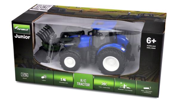 Amewi RC Traktor mit Frontlader 1:24 RTR RC Spielzeug RC Auto