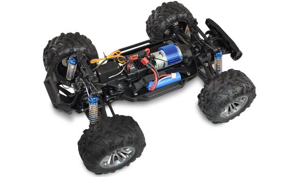 Amewi Daphoenodon Monstertruck 4WD 1:12 mit Gyro RTR, rot RC Spielzeug RC Auto