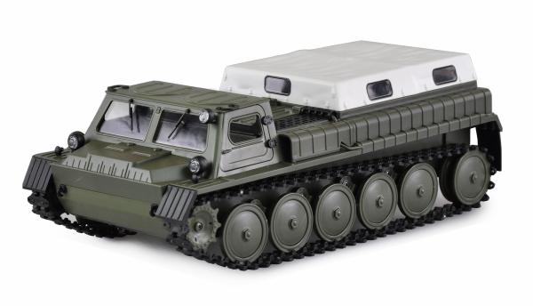Amewi Gepanzertes Kettenfahrzeug 1:16 RTR olivgrün/weiß RC Spielzeug RC Auto