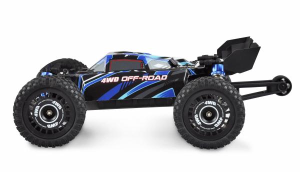 Amewi Hyper GO Buggy brushless 3S 4WD 1:16 RTR blau RC Spielzeug RC Auto