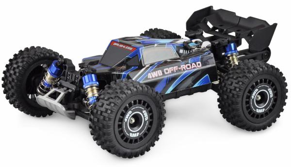 Amewi Hyper GO Buggy brushless 3S 4WD 1:16 RTR blau RC Spielzeug RC Auto