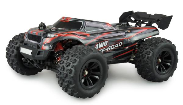 Amewi Hyper GO Truggy brushless 4WD 1:16 RTR schwarz/rot RC Spielzeug RC Auto