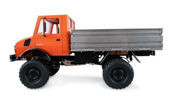 Amewi Mercedes-Benz Unimog Advanced 4WD 1:12 RTR orange RC Spielzeug RC Auto