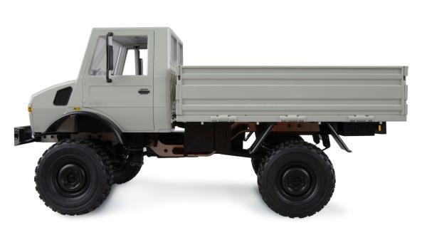 Amewi Mercedes-Benz Unimog Basic 4WD 1:12 RTR hellgrau RC Spielzeug RC Auto