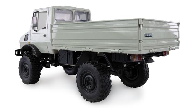 Amewi Mercedes-Benz Unimog Basic 4WD 1:12 RTR hellgrau RC Spielzeug RC Auto