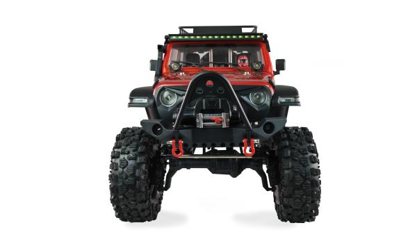 Amewi AMXRock Crosstrail Crawler 4WD 1:10 ARTR rot-metallic RC Spielzeug RC Auto
