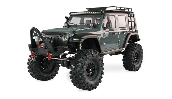 Amewi AMXRock Crosstrail Crawler 4WD 1:10 ARTR hellgrau RC Spielzeug RC Auto