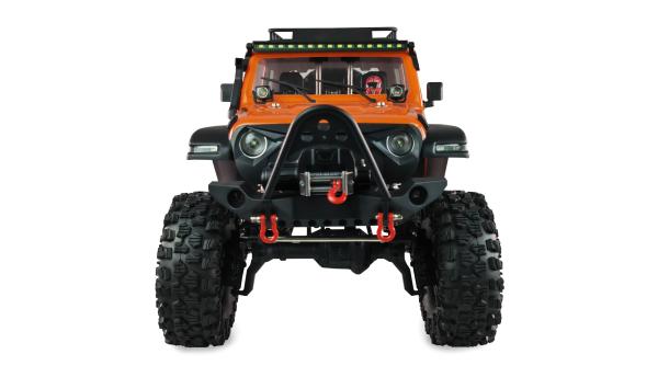 Amewi AMXRock Crosstrail Crawler 4WD 1:10 ARTR orange-metallic RC Spielzeug RC Auto
