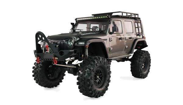 Amewi AMXRock Crosstrail Crawler 4WD 1:10 ARTR anthrazit-metallic RC Spielzeug RC Auto