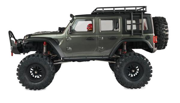 Amewi AMXRock Crosstrail Crawler 4WD 1:10 ARTR anthrazit-metallic RC Spielzeug RC Auto
