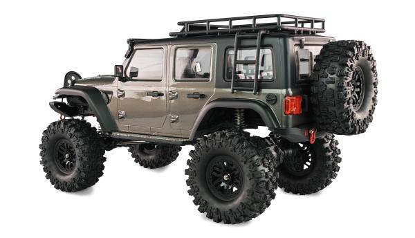 Amewi AMXRock Crosstrail Crawler 4WD 1:10 ARTR anthrazit-metallic RC Spielzeug RC Auto