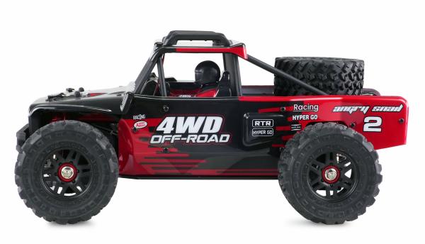 Amewi Hyper GO Desert Buggy brushless 4WD 1:14 RTR schwarz/rot RC Spielzeug RC Auto