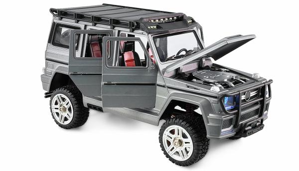 Amewi BRX24 Metall Scale Crawler 4WD 1:24 RTR anthrazit RC Spielzeug RC Auto