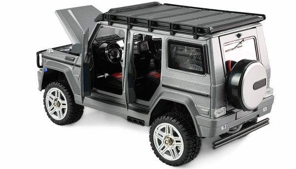 Amewi BRX24 Metall Scale Crawler 4WD 1:24 RTR anthrazit RC Spielzeug RC Auto