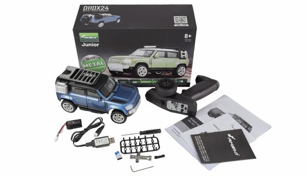 Amewi D110X24 Metall Scale Crawler 4WD 1:24 RTR blau RC Spielzeug RC Auto