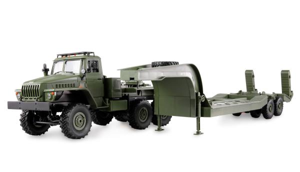 Amewi Ural B36 Militär LKW 6WD mit Tieflader 1:16 RTR RC Spielzeug RC Auto
