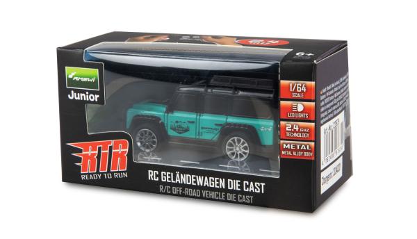 Amewi RC Geländewagen Die Cast 1:64 RTR petrol RC Fahrzeuge