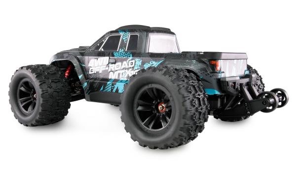Amewi Hyper Go MTX10 Monstertruck Brushless 1:10 ARTR schwarz/blau RC Spielzeug RC Auto