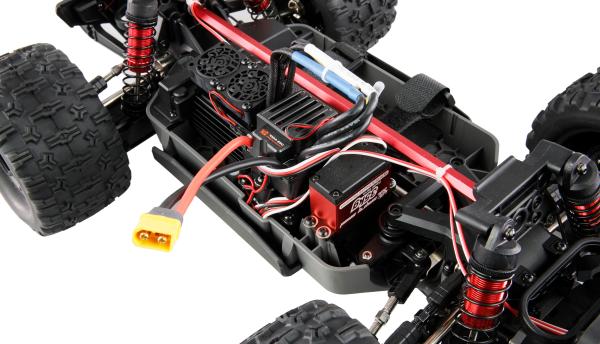Amewi Hyper Go MTX10 Monstertruck Brushless 1:10 ARTR schwarz/blau RC Spielzeug RC Auto