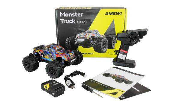 Amewi Hyper Go MTX20 Monstertruck brushless 1:20 RTR RC Spielzeug RC Auto