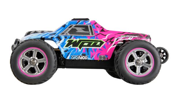 Amewi MAX20 Monstertruck Brushed 4WD 1:20 RTR blau/pink RC Spielzeug RC Auto