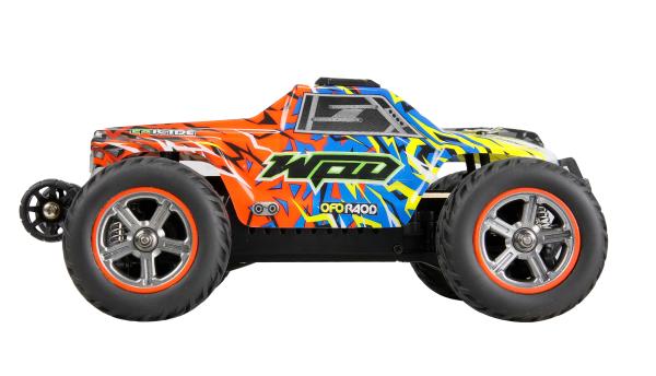 Amewi MAX20 Monstertruck Brushed 4WD 1:20 RTR blau/orange RC Spielzeug RC Auto