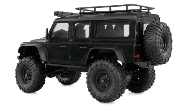Amewi AMXRock Mini-D90 Scale Crawler 4WD 1:16 RTR schwarz RC Spielzeug RC Auto