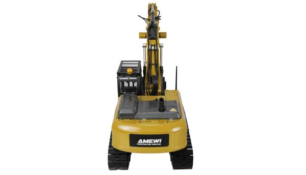 Amewi G705E Bagger Metall 1:14 RTR gelb RC Spielzeug RC Auto