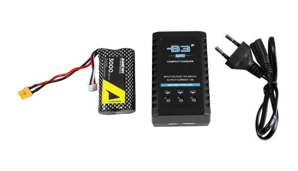 Amewi Dreiachs-Sattelauflieger mit Kippmulde aus Metall 1:14 silber RC Spielzeug RC Auto