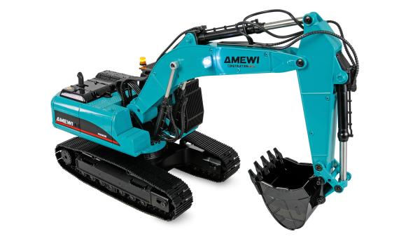 Amewi G705E Bagger Metall 1:14 RTR petrol RC Modell