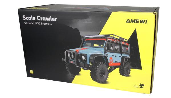 Amewi ALLRock H8 V2 Scale Crawler brushless 1:8 ARTR blau/orange RC Modell