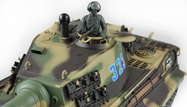 Amewi Königstiger Henschelturm 1:16 Advanced Line IR/BB RC Militärfahrzeug RC Panzer