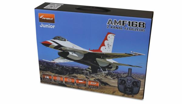 Amewi F16B Flugzeug mit Gyro 2-Kanal 290mm RTF RC Flugzeug RC Modell
