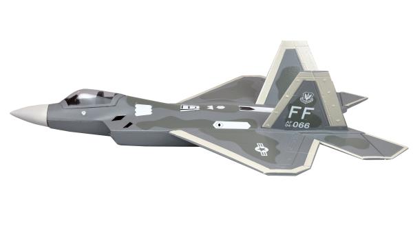 Amewi AMXFlight F-22 Raptor Jet EPO PNP grau RC Flugzeug RC Modell
