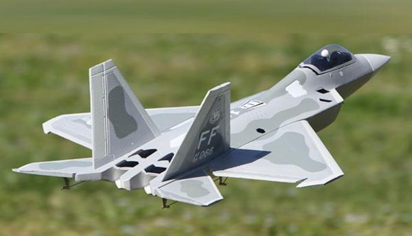 Amewi AMXFlight F-22 Raptor Jet EPO PNP grau RC Flugzeug RC Modell